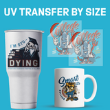 UV DTF TRANSFERS BY SIZE